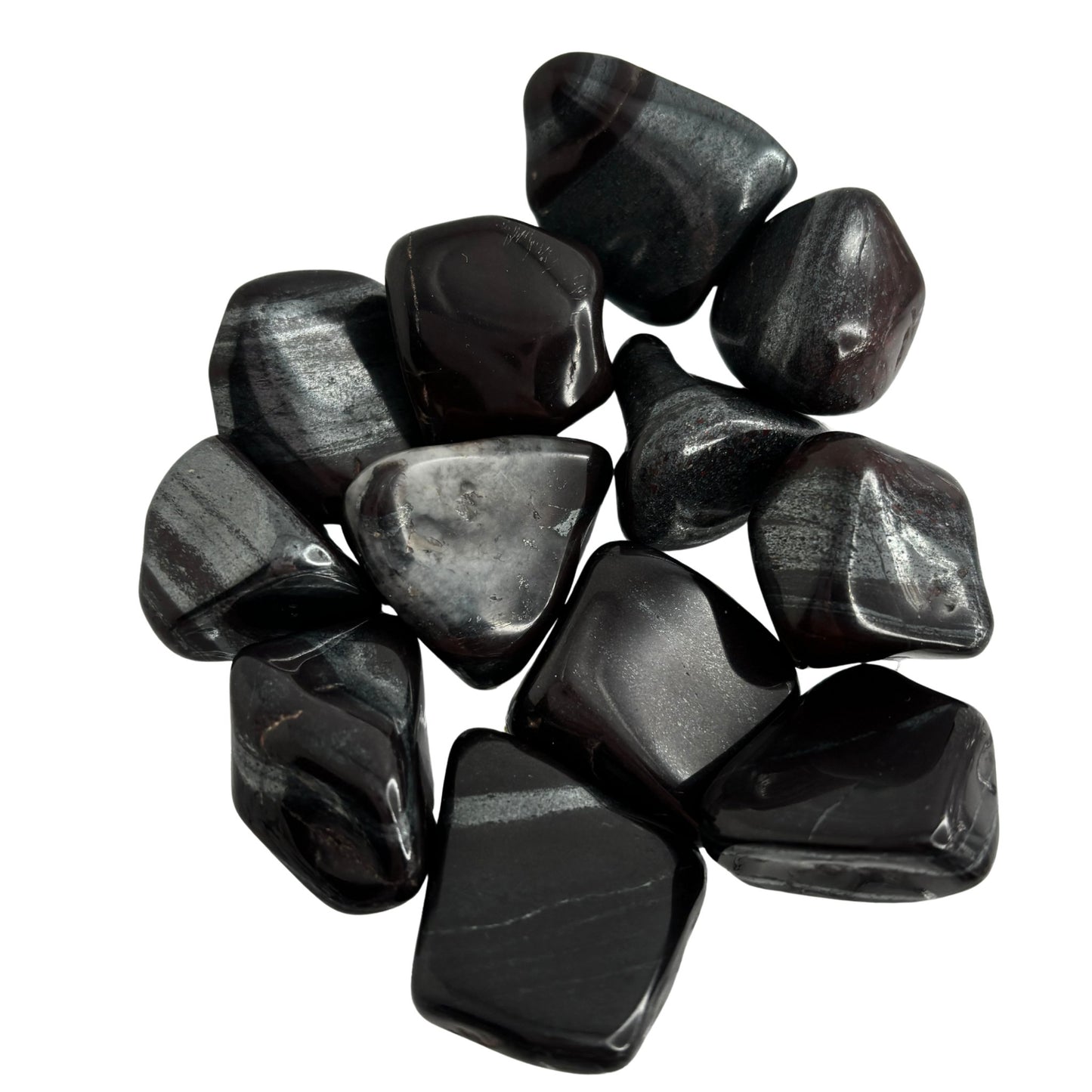 Ancestralite Hematite Tumbled Pocket Stone in Multiple Sizes