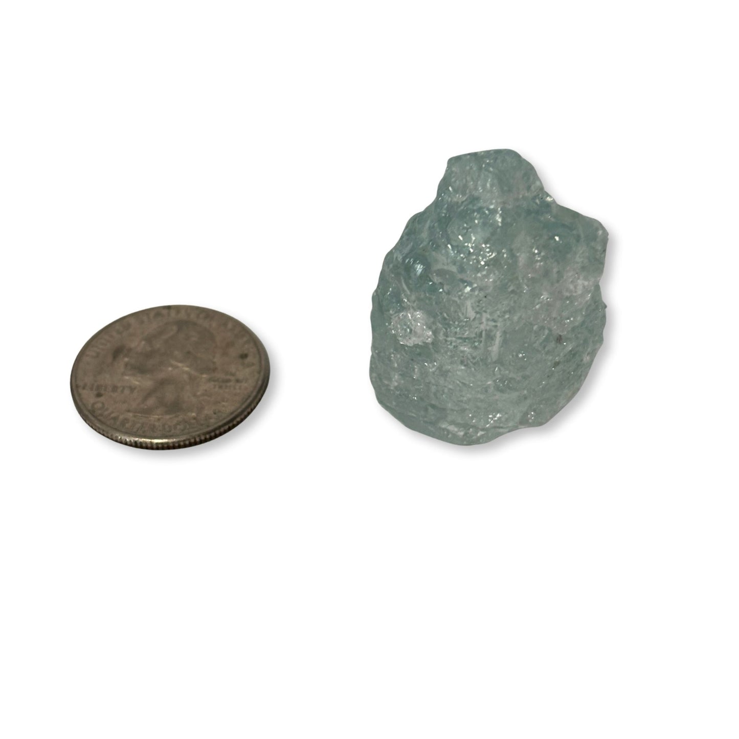 Etched Blue Topaz Gemstone - 163 ct Natural Topaz from Brazil