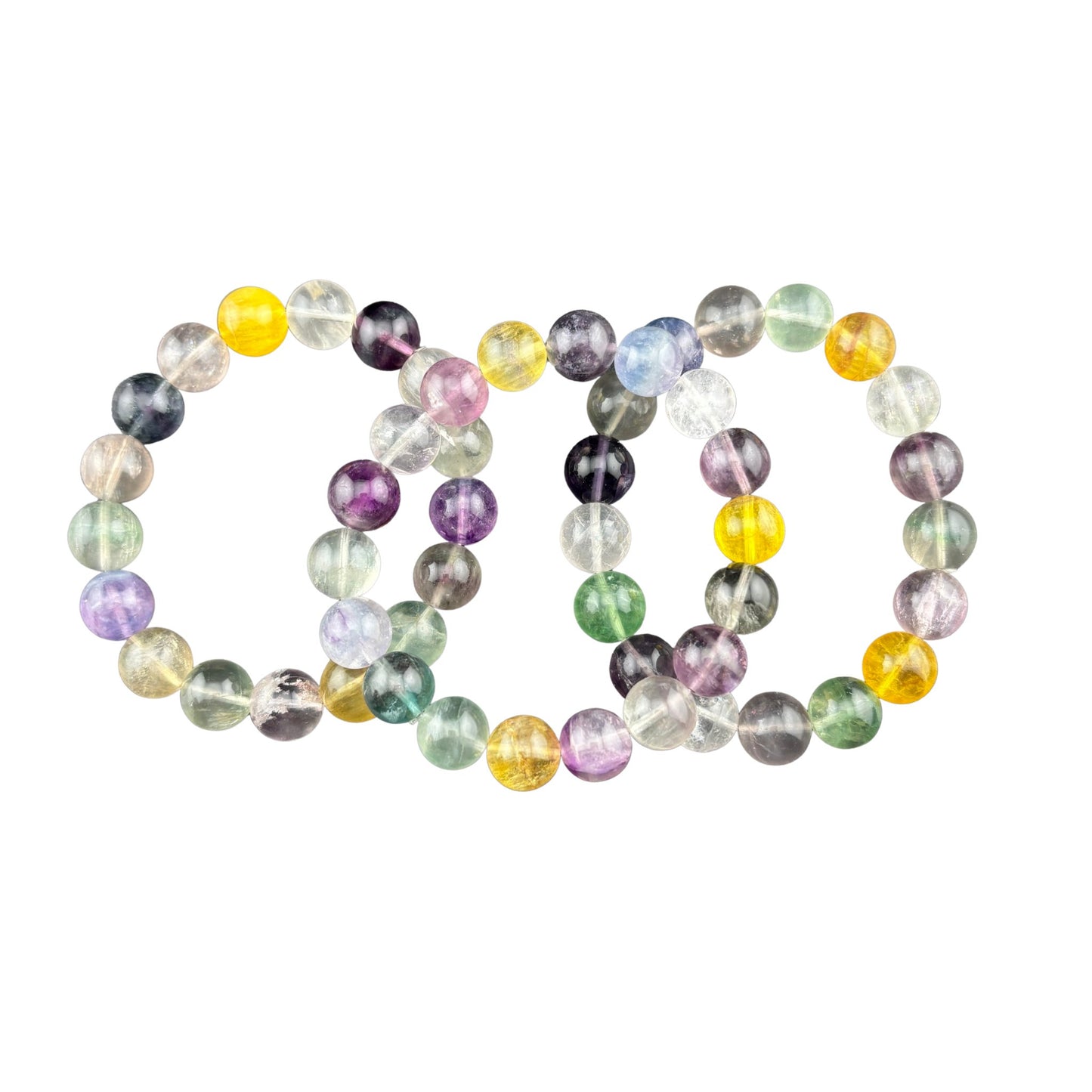 Rainbow Fluorite 12mm Bracelet