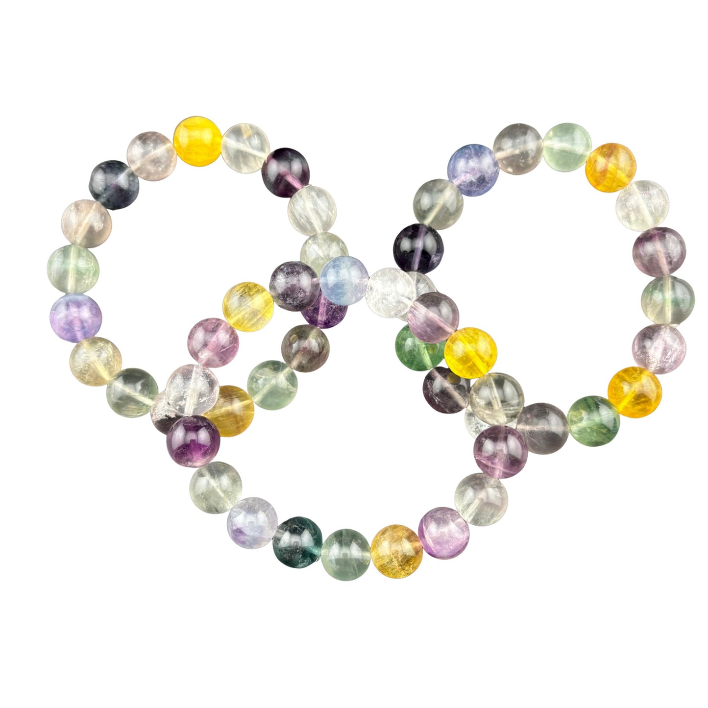 Rainbow Fluorite 12mm Bracelet