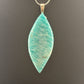 Amazonite Marquis Stone and Sterling Silver Pendant