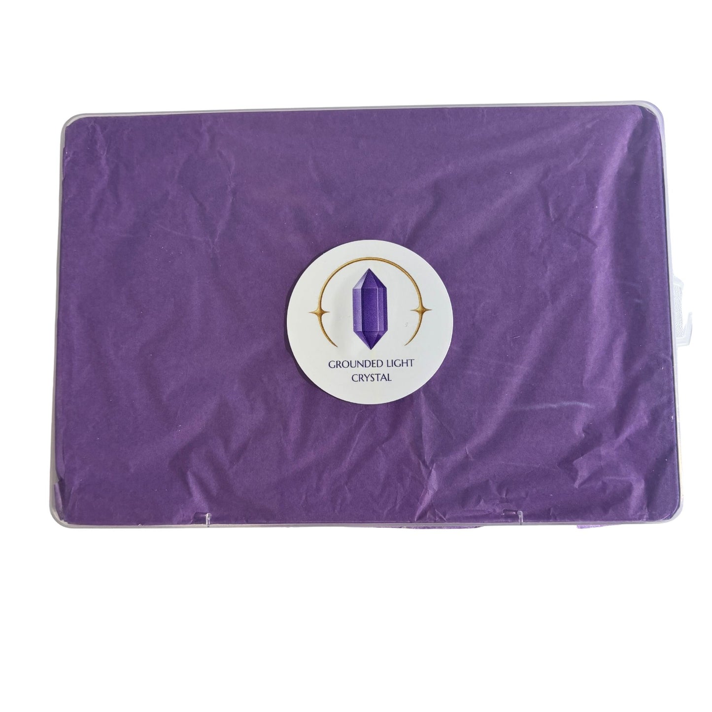 Crystal Advent Calendar – Curated Set of 24 Raw and Tumbled Crystals in Reusable Storage Container