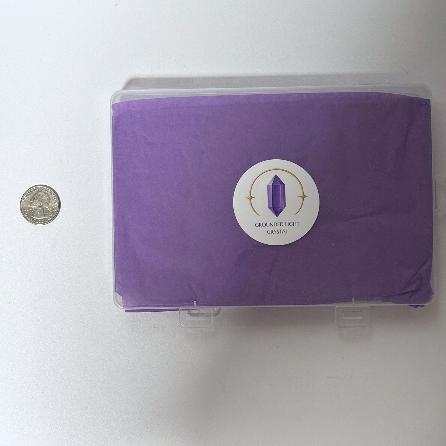 Crystal Advent Calendar – Curated Set of 24 Raw and Tumbled Crystals in Reusable Storage Container