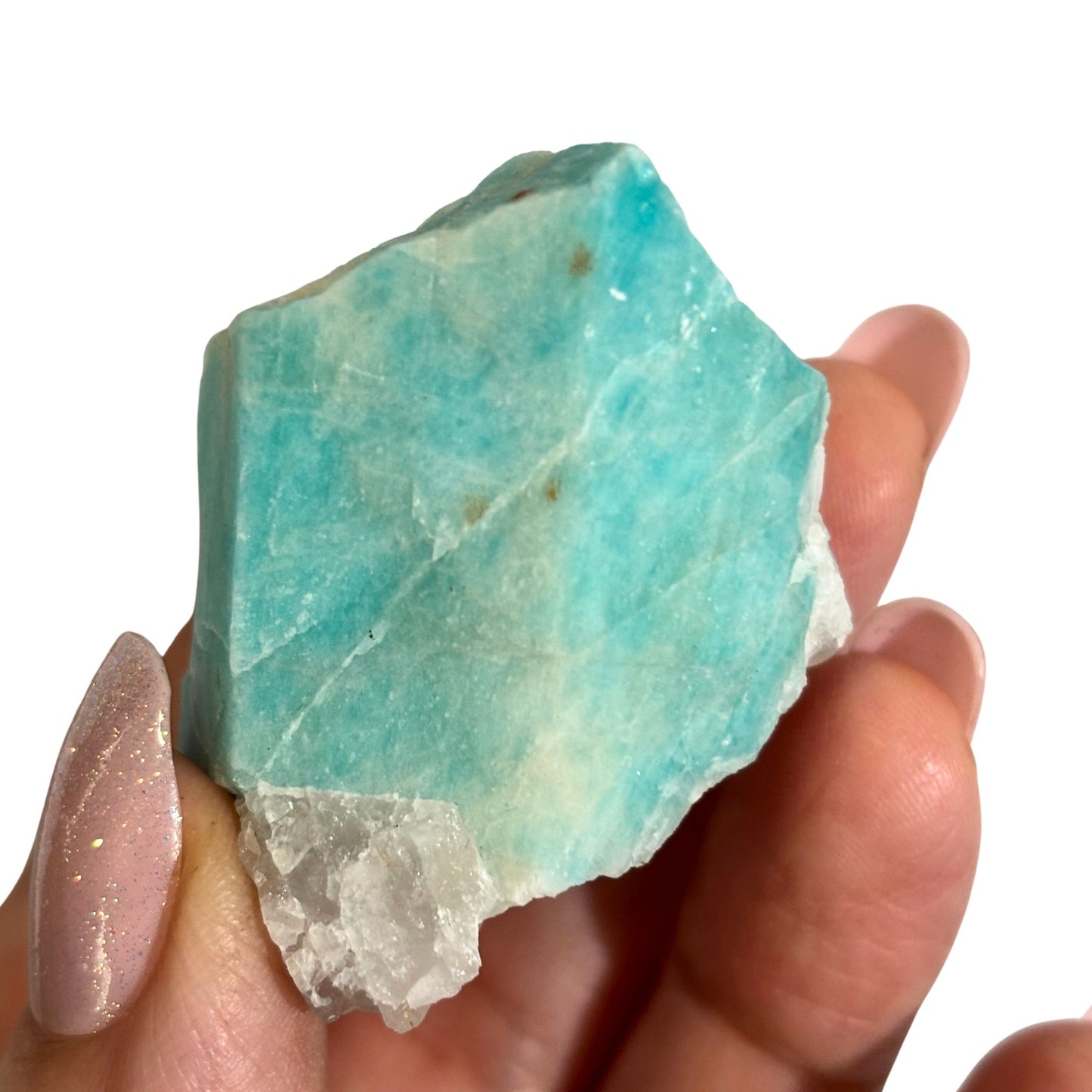 Amazonite & Smoky Quartz Raw Mineral Specimen from Colorado V1
