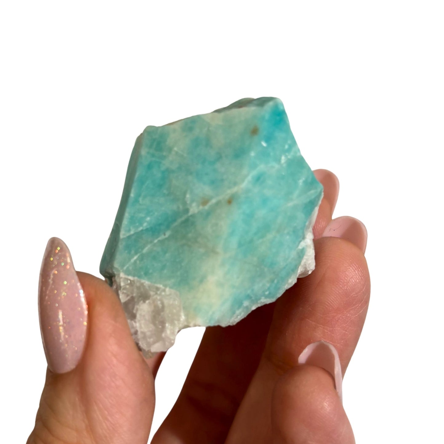 Amazonite & Smoky Quartz Raw Mineral Specimen from Colorado V1
