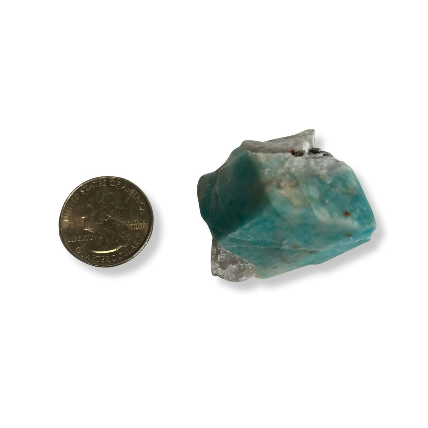 Amazonite & Smoky Quartz Raw Mineral Specimen from Colorado V1