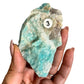 Raw amazonite back 