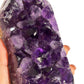 Amethyst geode tower close-up