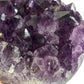 Amethyst geode crystal close-up