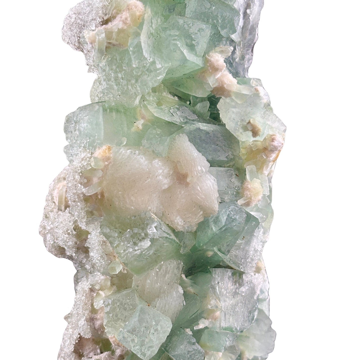 Green Apophyllite and Stilbite Huge 2.8lb Specimen
