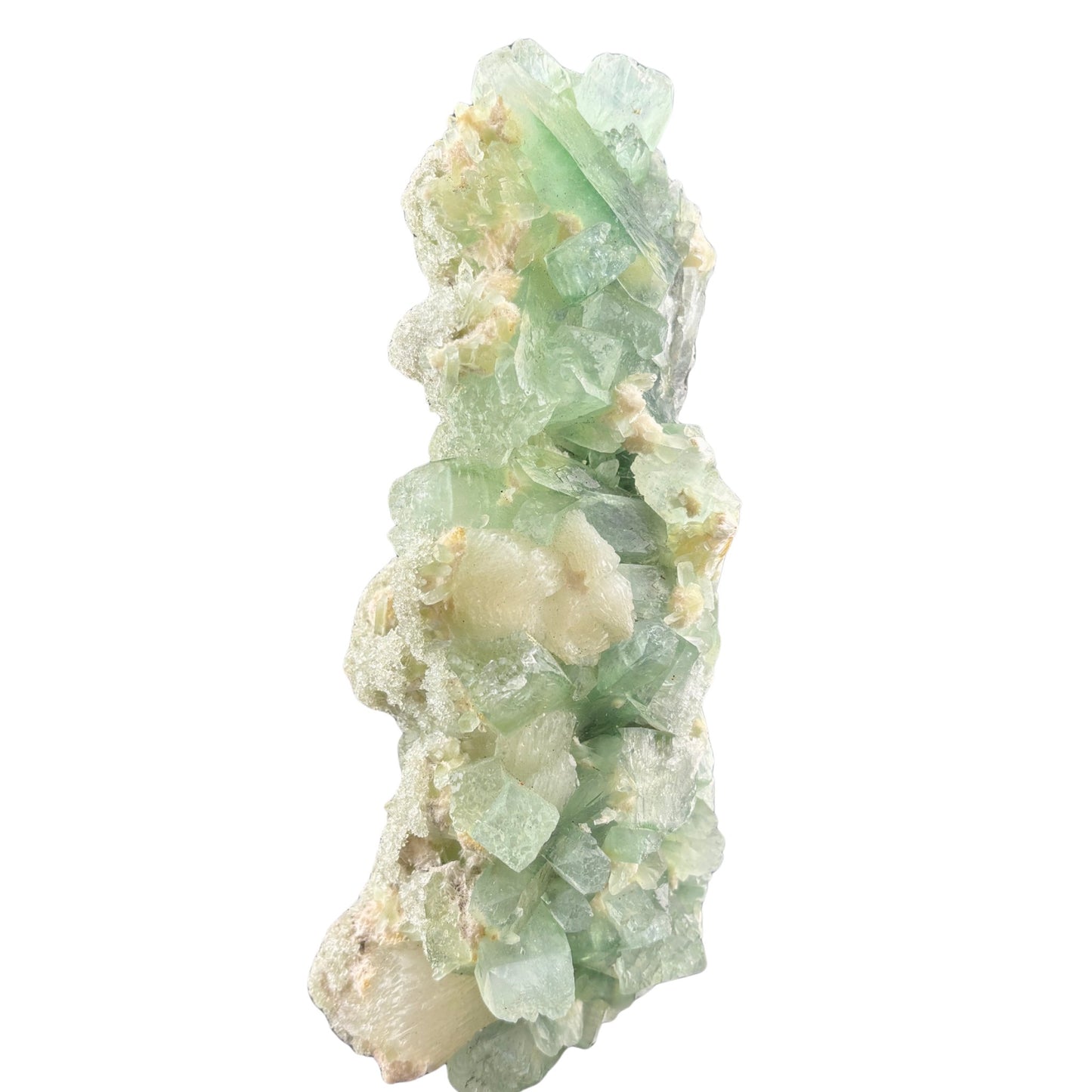 Green Apophyllite and Stilbite Huge 2.8lb Specimen