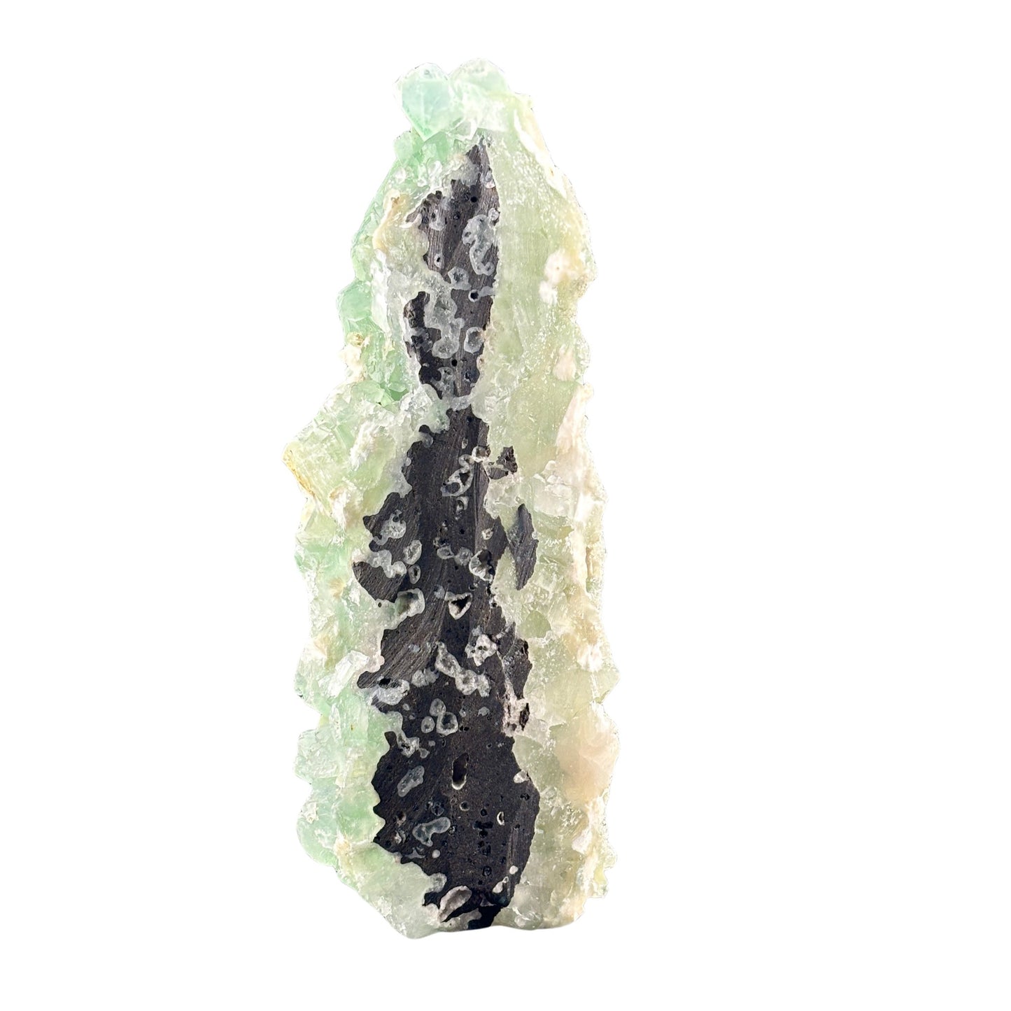Green Apophyllite and Stilbite Huge 2.8lb Specimen
