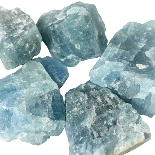Raw Aquamarine in Multiple Sizes from Brazil