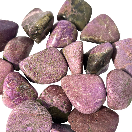 Atlantisite Stichtite and Serpentine Tumbled Pocket Stone in Multiple Sizes