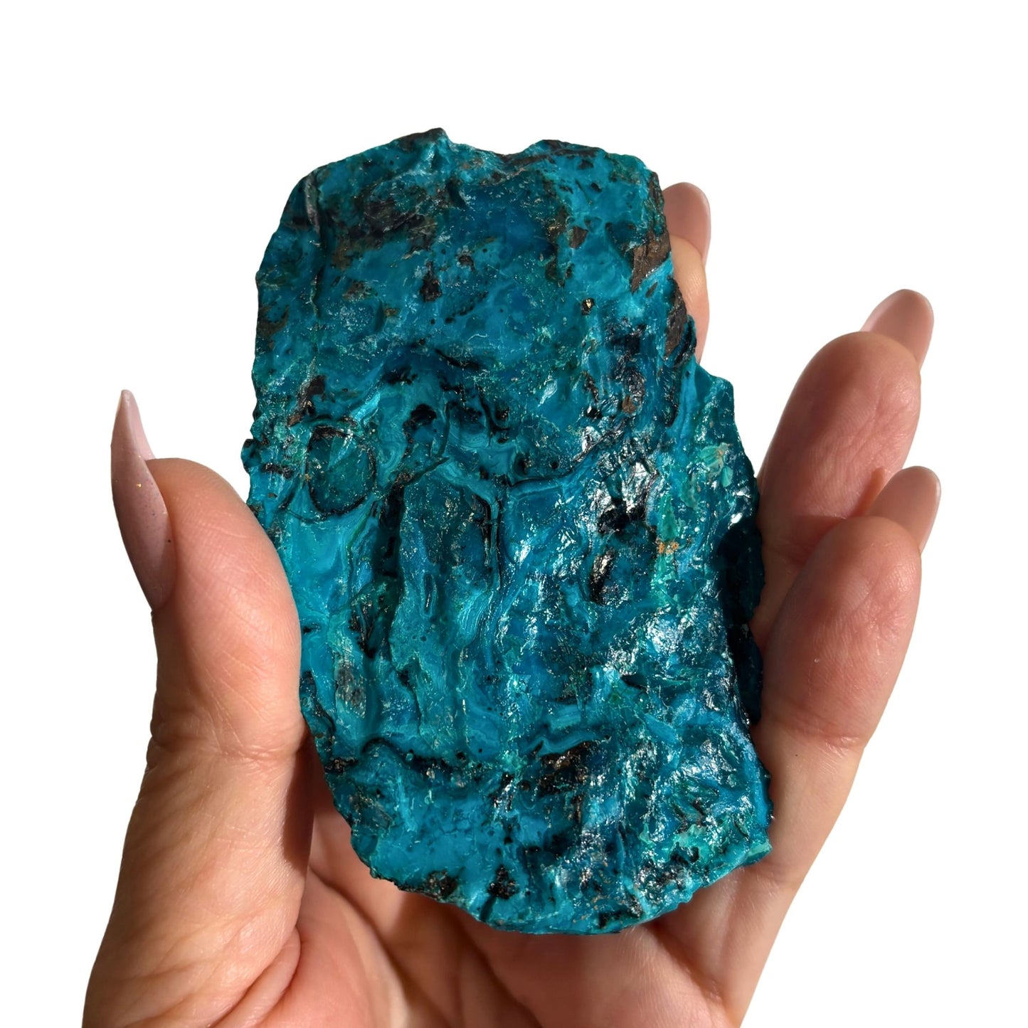 Chilean Blue Opal Vibrant 116g Rough Chunk #1