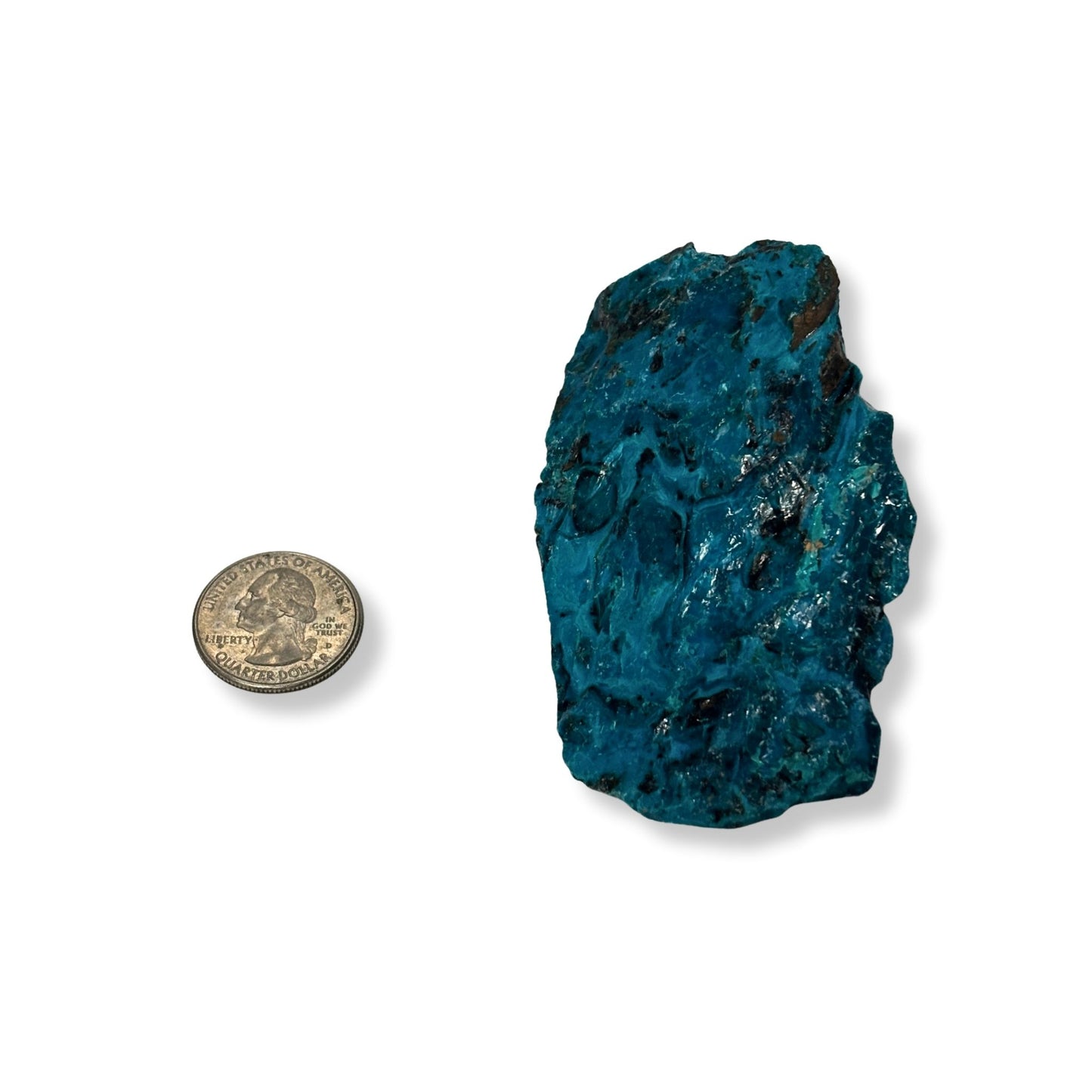 Chilean Blue Opal Vibrant 116g Rough Chunk #1