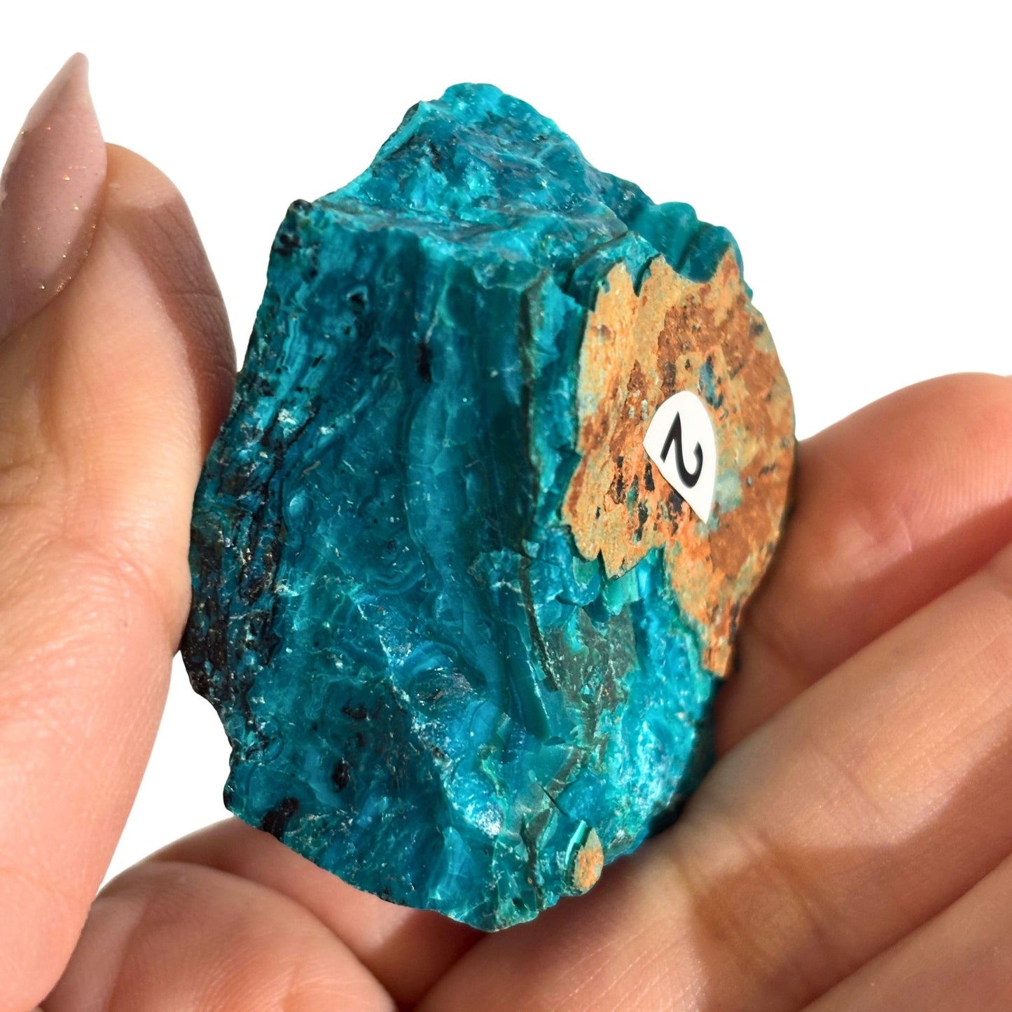 Chilean Blue Opal Vibrant 56g Rough Chunk #2