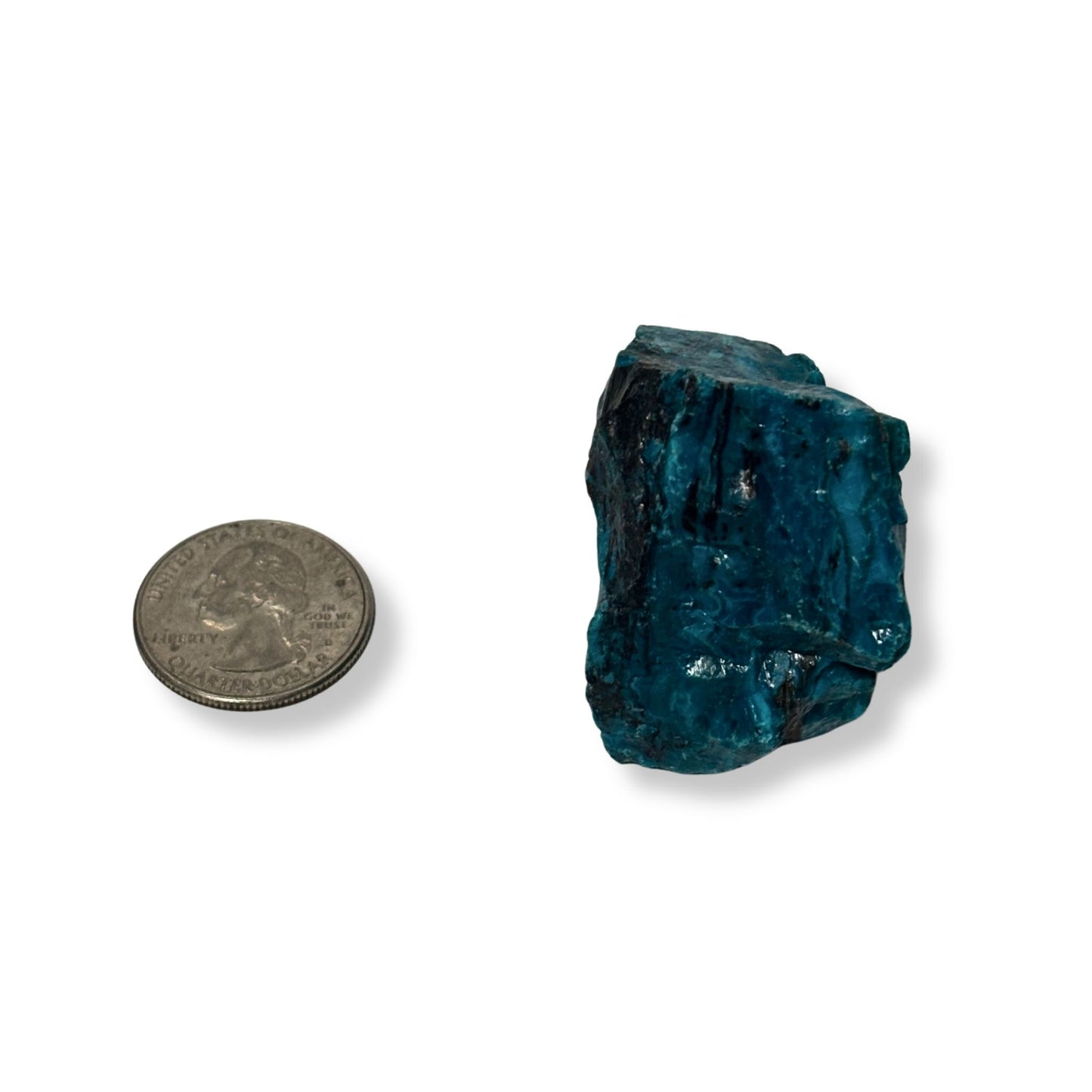 Chilean Blue Opal Vibrant 56g Rough Chunk #2
