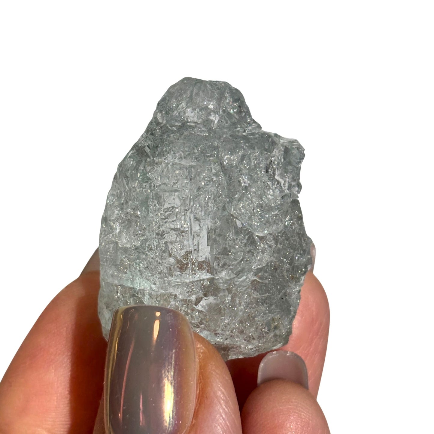 Etched Blue Topaz Gemstone - 163 ct Natural Topaz from Brazil