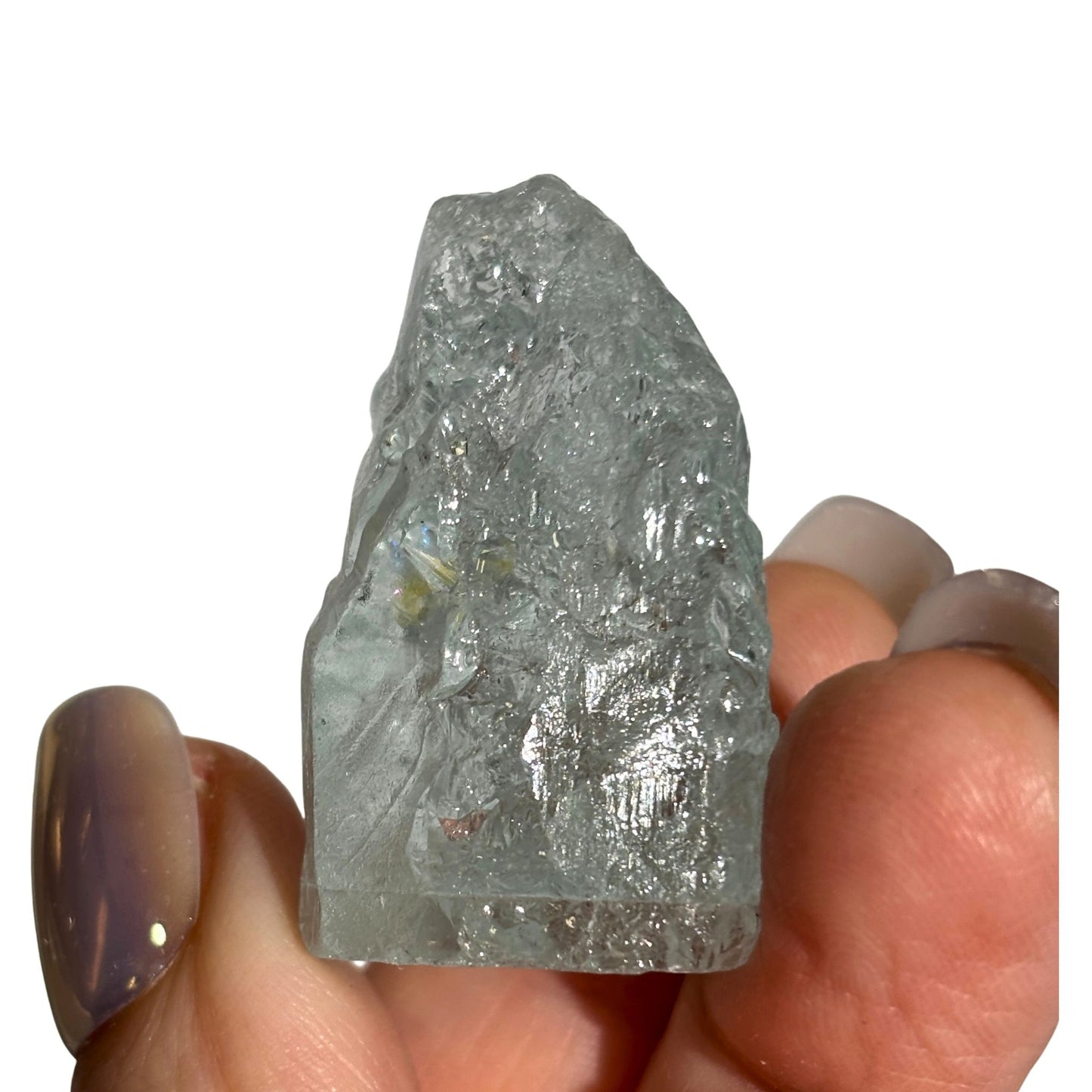 Etched Blue Topaz Gemstone - 163 ct Natural Topaz from Brazil