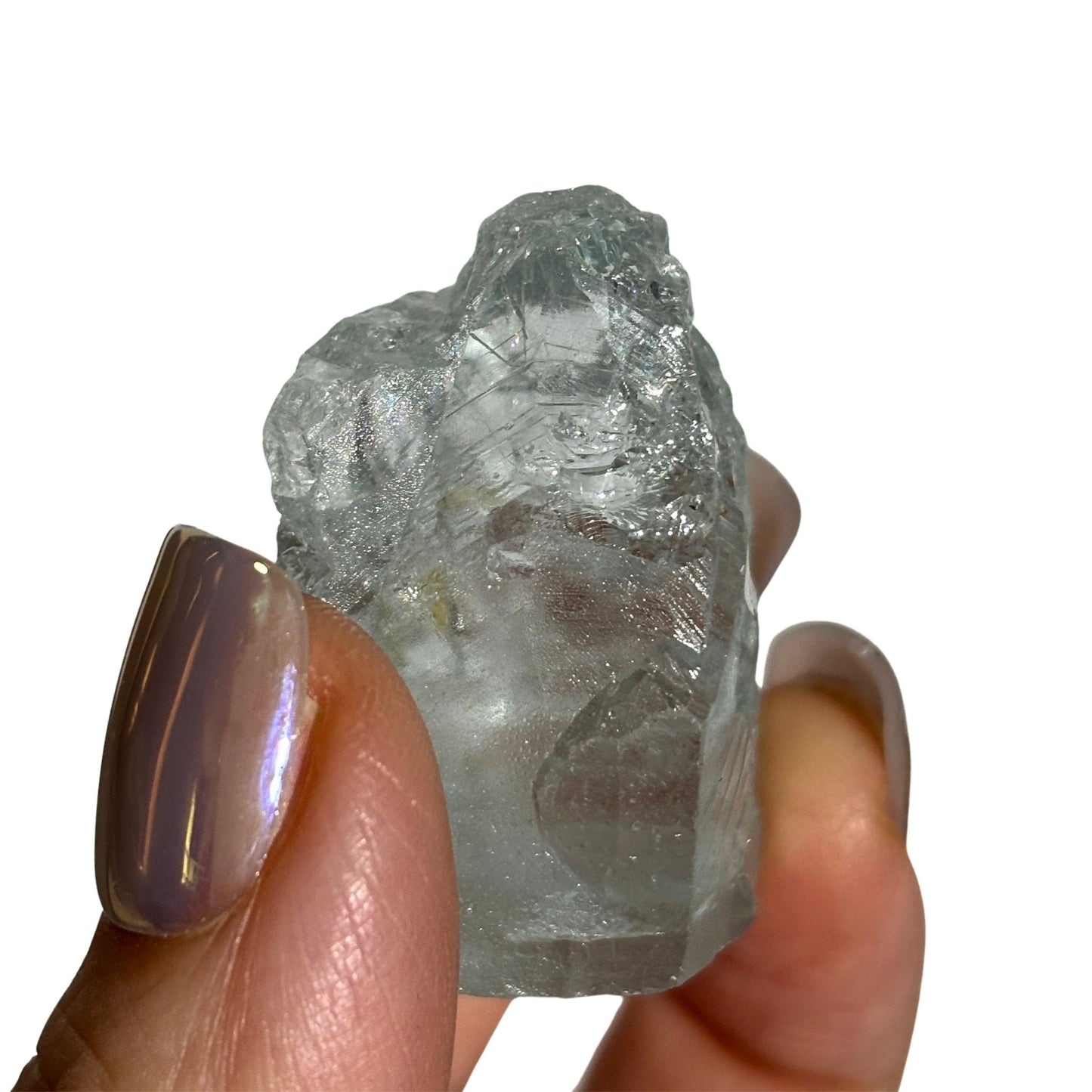 Etched Blue Topaz Gemstone - 163 ct Natural Topaz from Brazil