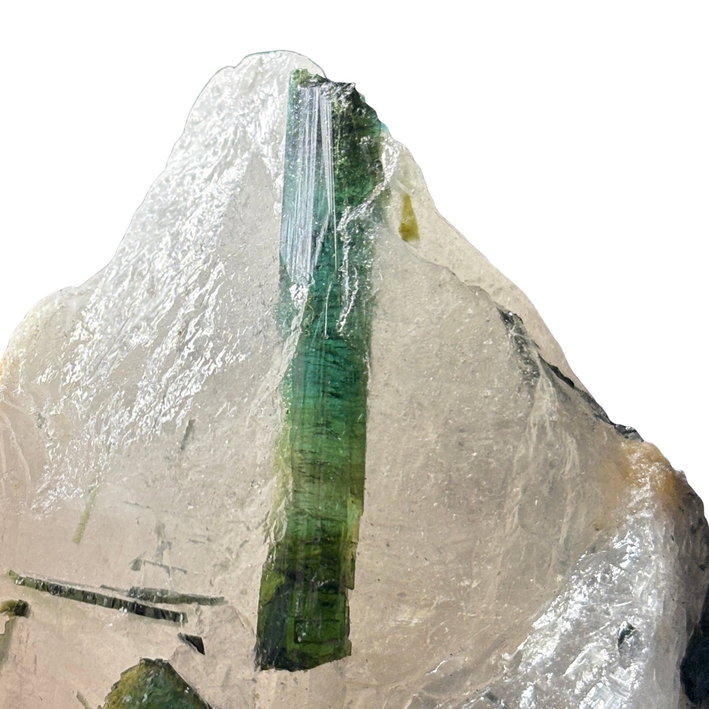 Blue and Green Tourmaline in Quartz Matrix