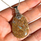 Australian Boulder Opal Sterling Silver Pendant Necklace #1