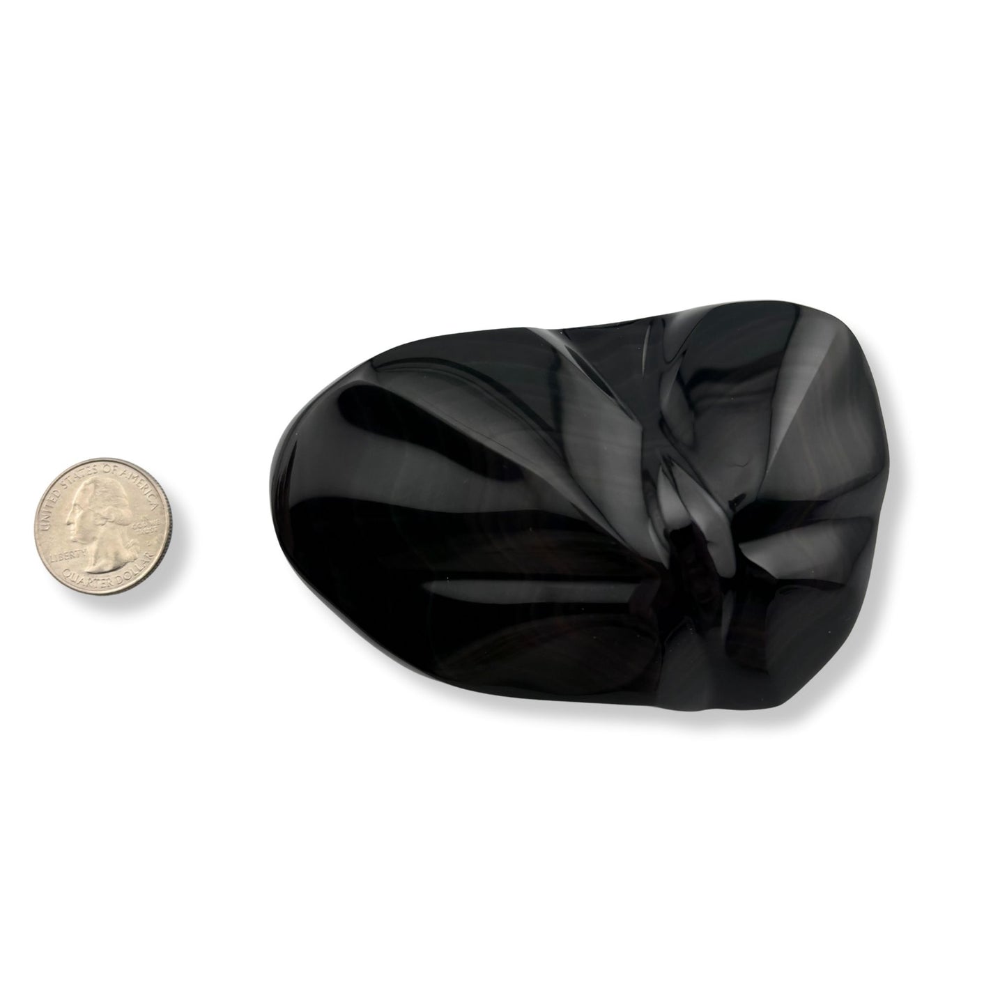 Rainbow Obsidian Butterfly Freeform Polished Sculpture