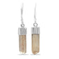 Imperial Topaz Crystal Dangle Earrings in Sterling Silver from Starborn Creations