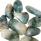 Quartz and Chrysocolla Tumbled Pocket Stones in Multiple Sizes
