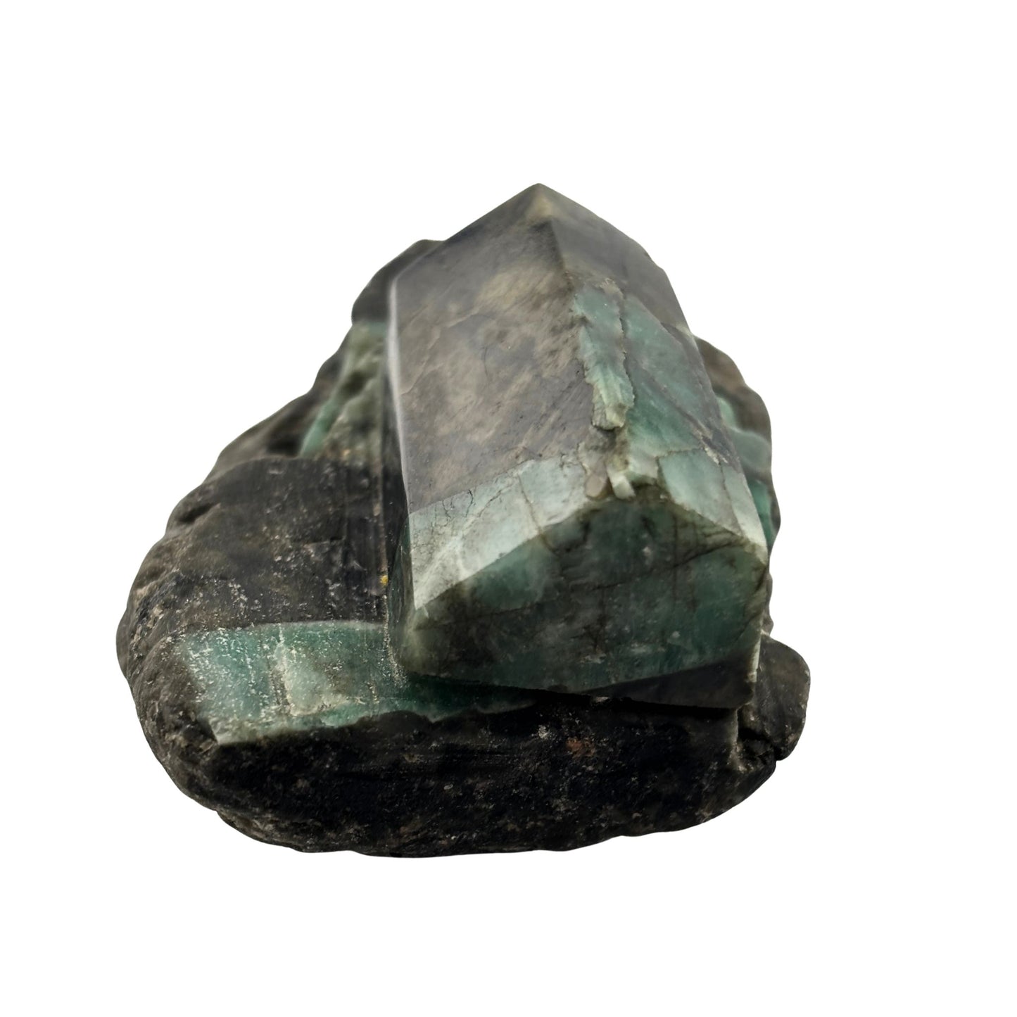 Emerald Semi-Polished Specimen in Matrix 124g