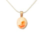 Mexican Cantera Fire Opal Copper Pendant Necklace