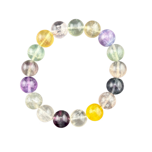 Rainbow Fluorite 12mm Bracelet