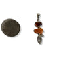Spessartine Garnet and Topaz Sterling Silver Pendant