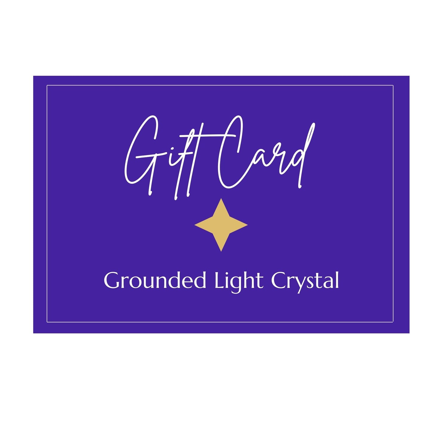 GROUNDED LIGHT CRYSTAL GIFT CARD