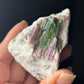 Green Tourmaline with Purple Lepidolite on Albite Matrix from Brazil