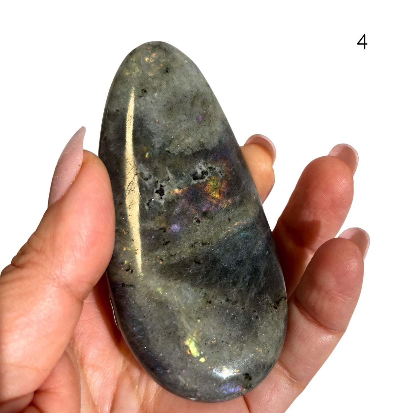 Labradorite Crystal Massager Wands - You Pick Flashy Polished Stones