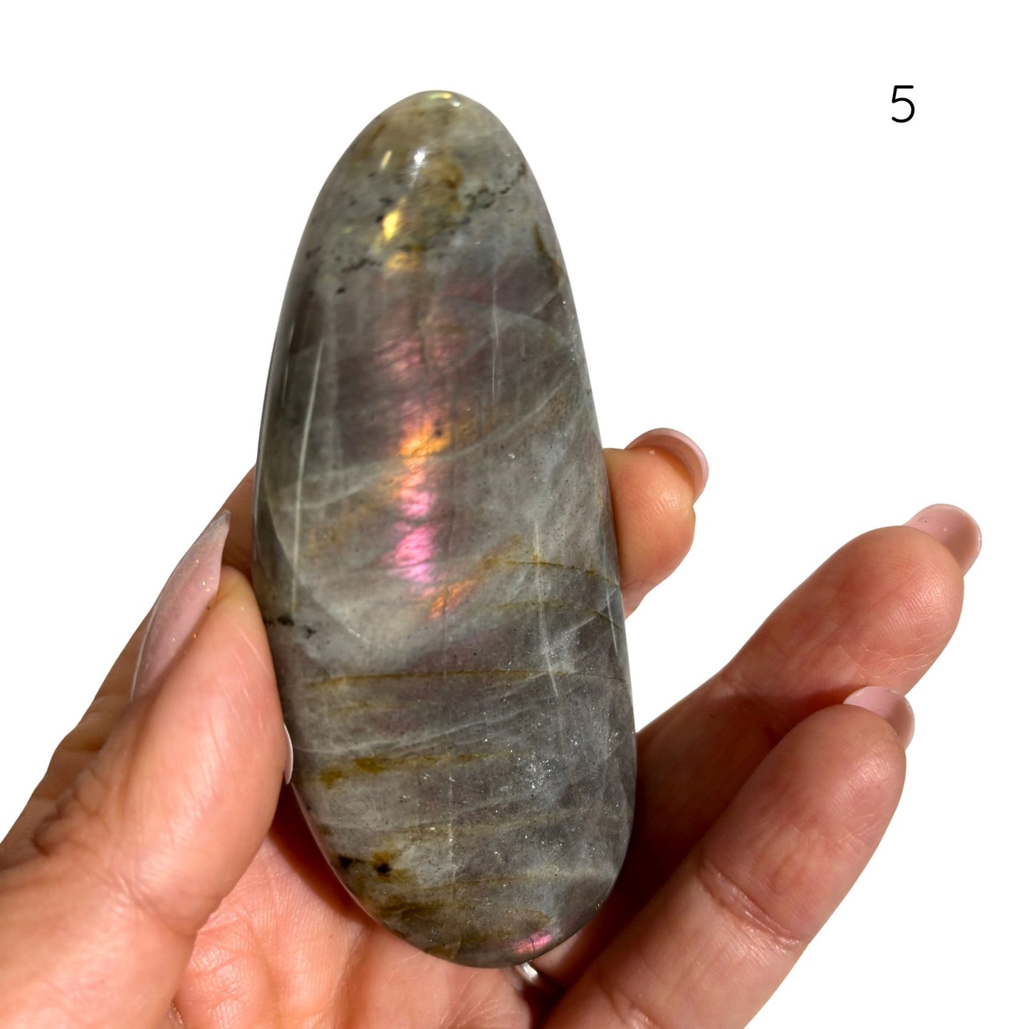Labradorite Crystal Massager Wands - You Pick Flashy Polished Stones