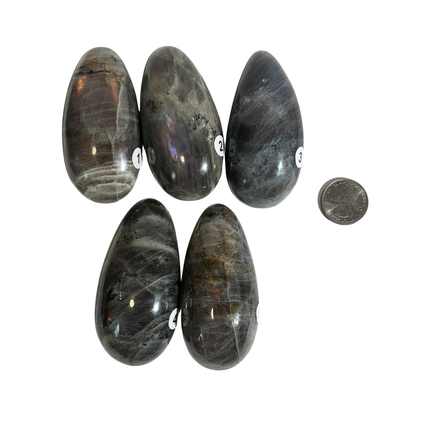 Labradorite Crystal Massager Wands - You Pick Flashy Polished Stones