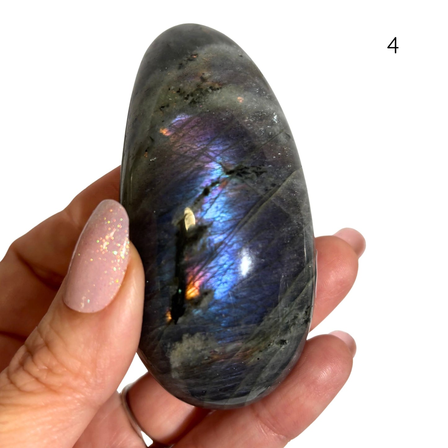 Labradorite Crystal Massager Wands - You Pick Flashy Polished Stones