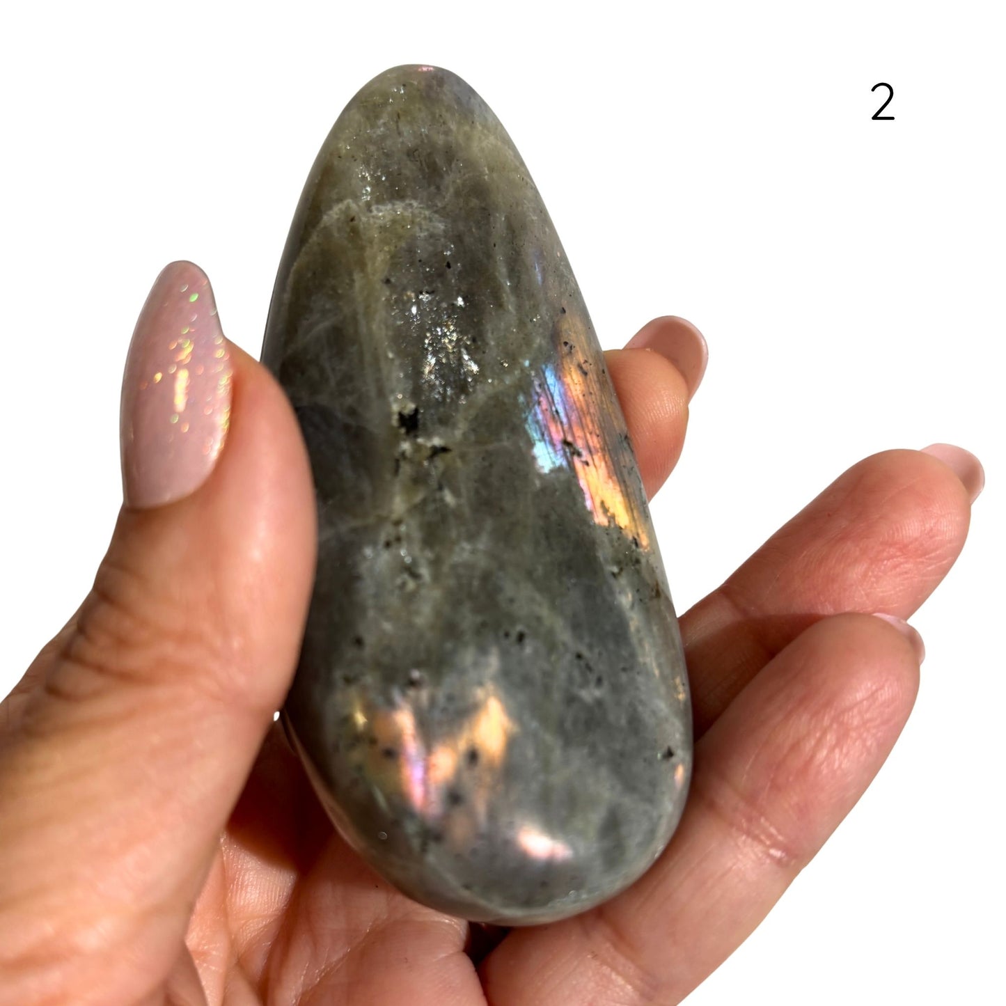 Labradorite Crystal Massager Wands - You Pick Flashy Polished Stones