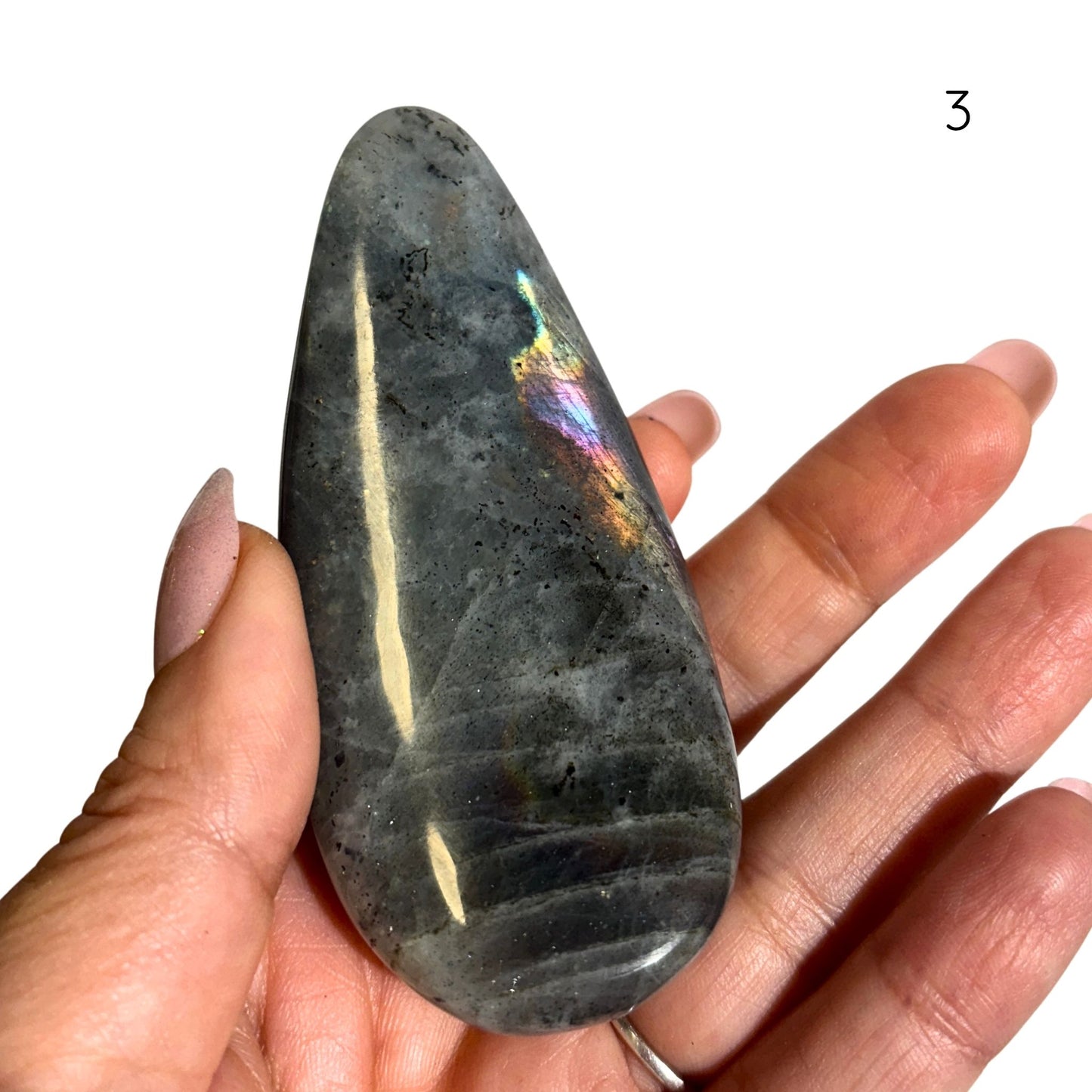 Labradorite Crystal Massager Wands - You Pick Flashy Polished Stones