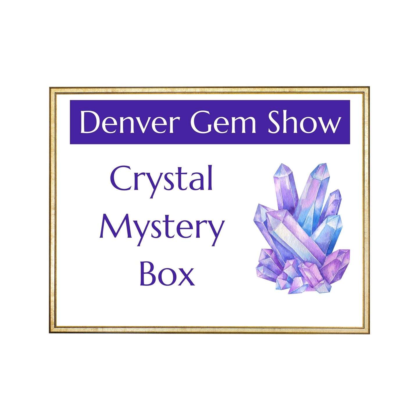 Denver Gem Show Crystal Mystery Box