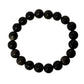 Gold Sheen Obsidian Bracelet - 10mm Stretchy Crystal Bracelet