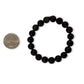 Gold Sheen Obsidian Bracelet - 10mm Stretchy Crystal Bracelet