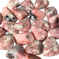 Pink Petalite with Lepidolite Tumbled Pocket Stones in Multiple Sizes