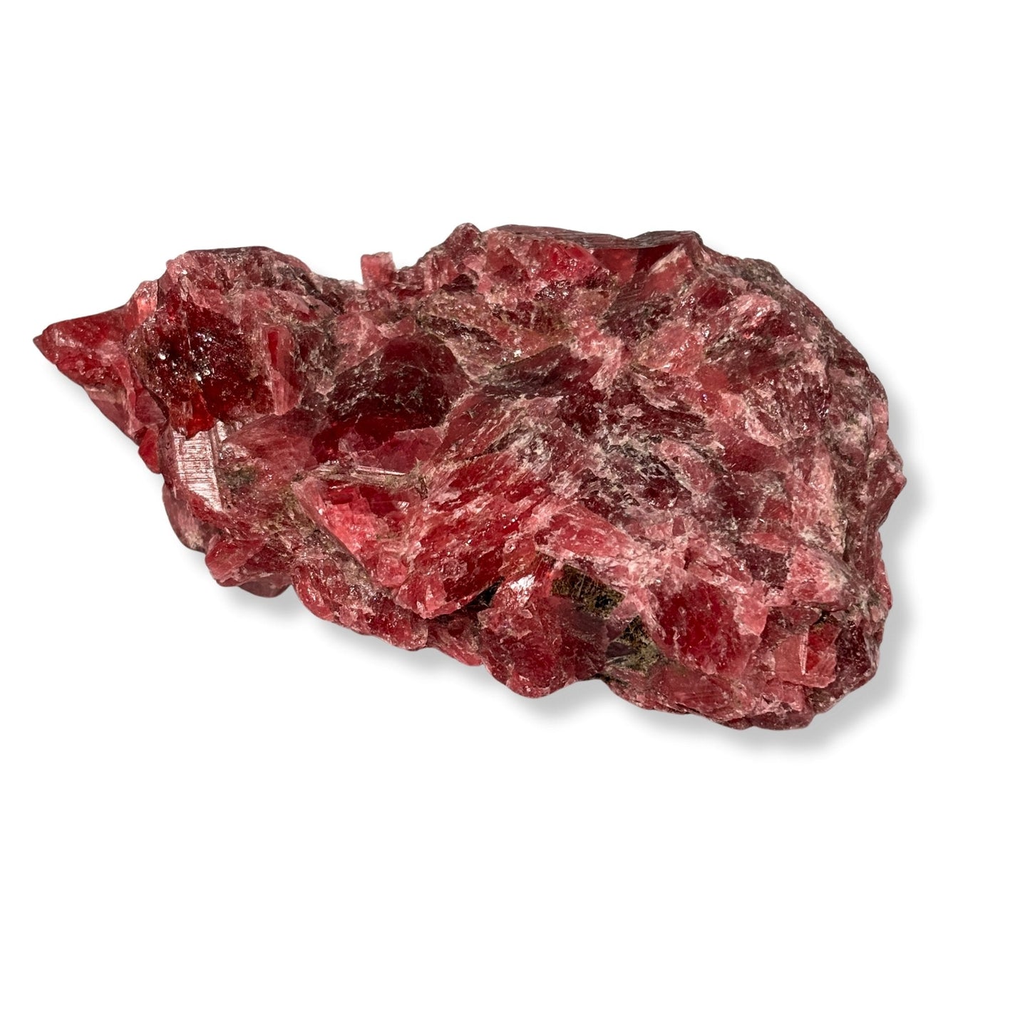 Red Rhodonite Crystal Cluster from Morro da Mina