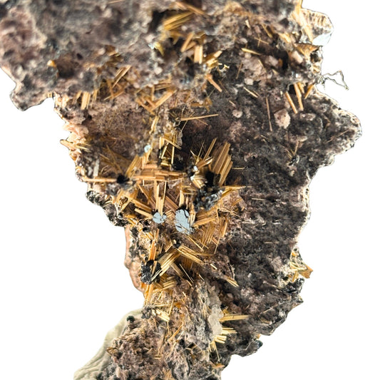 Rutile and Hematite Raw Specimen from Brazil