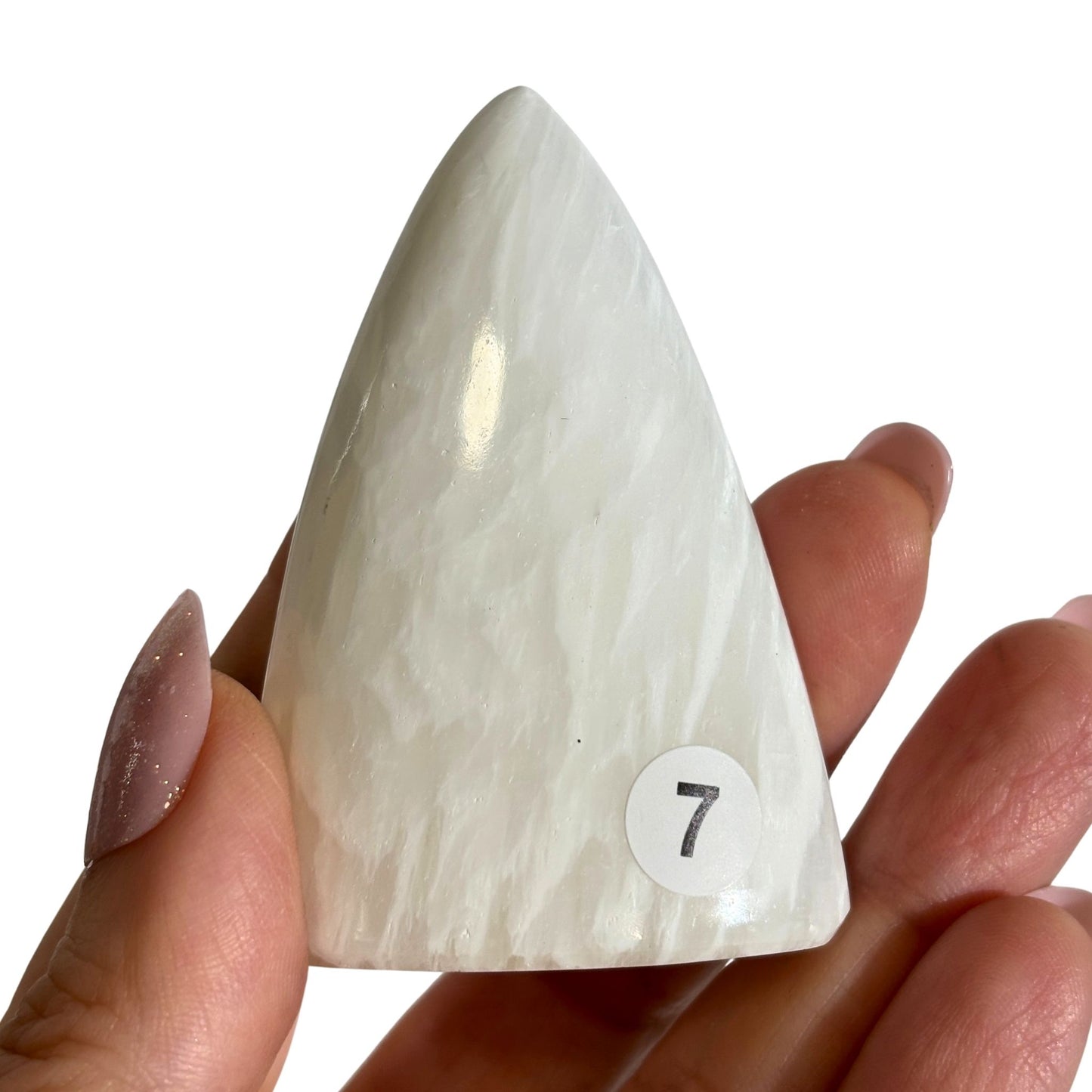 Scolecite Polished Flame - You Pick Stone Carving