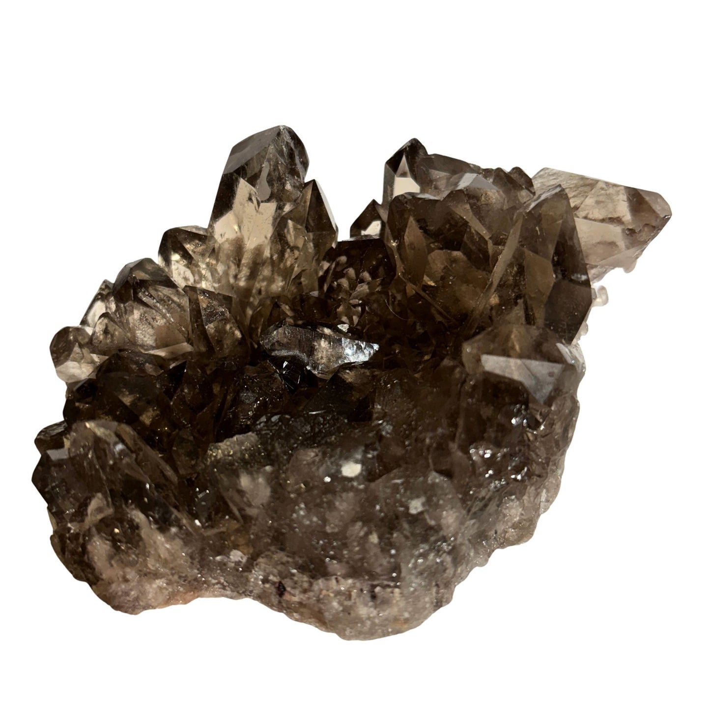 Smoky Quartz Cluster - Natural Crystal from Brazil